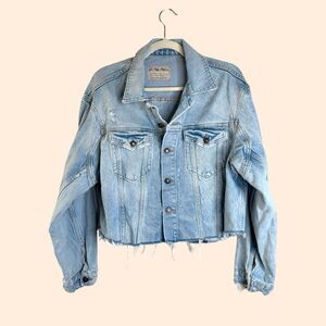 Free People Amelia Denim Trucker Jacket